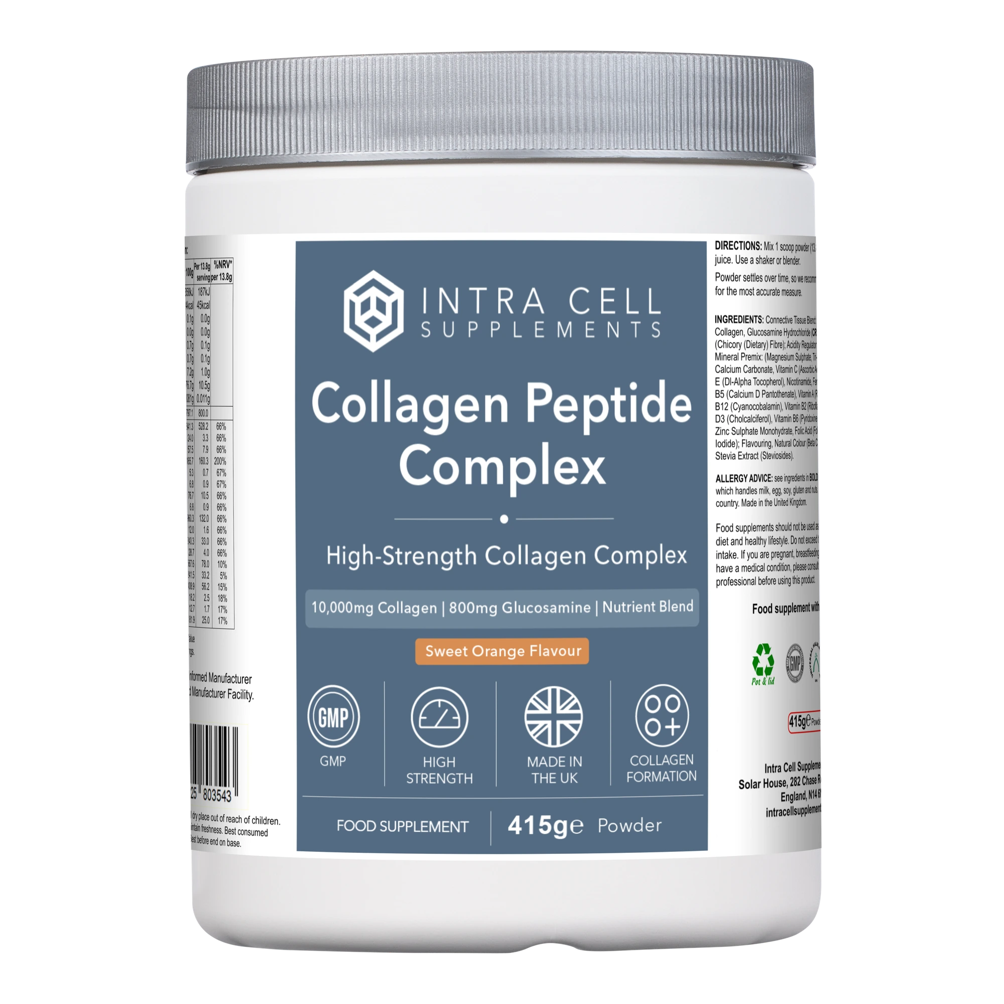 Collagen Peptide Complex - front packaging